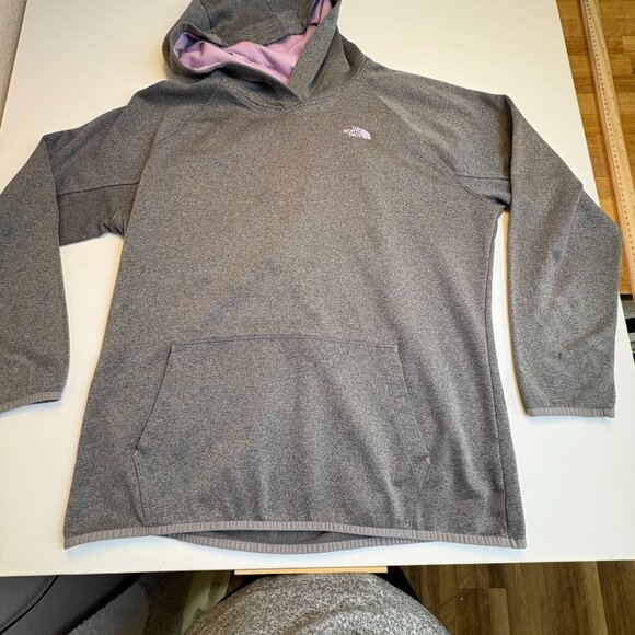 The North Face Tekware Hoodie Sweatshirt Gray Lavender Womens XXL - Picture 3 of 10
